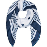 MARTA DU CHATEAU Marta du Chateau dame tørklæde MdcFinja BA-Scarf Scarf Navy4037