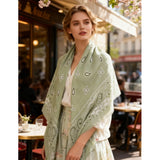 MARTA DU CHATEAU Marta du Chateau dame tørklæde MdcLeah FA37258 Scarf Light Green
