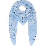 MARTA DU CHATEAU Marta du Chateau dame tørklæde MdcLeah FA37258 Scarf Light blue