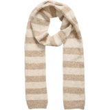 MARTA DU CHATEAU Marta du Chateau dame tørklæde MdcSilla BA-3516 Scarf Taupe/Apricot