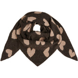 MARTA DU CHATEAU Marta du Chateau dame tørklæde MdcToppy BA-2868 Scarf Taupe/Coffee