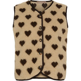 MARTA DU CHATEAU Marta du Chateau dame vest MdcDahlia 25710 Vest Camello/Moro