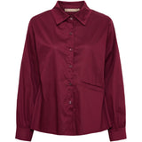 MARTA DU CHATEAU Marta du Chatrau Dame Skjorte MdcVaila 8926 Shirt Wine