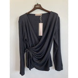 MARTA DU CHATEAU Marta du chateau Dame Bluse MdcTalina 1612- Blouse Black