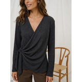 MARTA DU CHATEAU Marta du chateau Dame Bluse MdcTalina 1612- Blouse Black