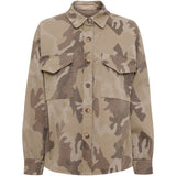 MARTA DU CHATEAU Marta du chateau Dame Jakke MdcMoonstone 68831 Jacket Beige camo