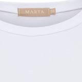 MARTA DU CHATEAU Marta du chateau Dame T-Shirt MdcAzure 68857M T-shirt White