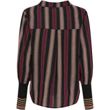 MARTA DU CHATEAU Marta du Chateau dame skjorte MdcPeyton 25161 Shirt Black/Bordeaux1