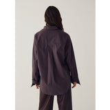 Noella NOELLA dame skjorte N-MARLON Shirt Deshay Burgundy Check