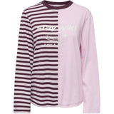 ONLY ONLY dame bluse ONLAVA Blouse Chalk Pink WINDSOR WINE STRIPES/ CD TEXT