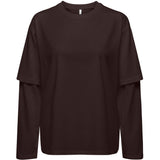 ONLY ONLY dame bluse ONLFREJA Blouse Coffee Bean