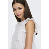 ONLY ONLY dame bluse ONLLOU Blouse Bright White