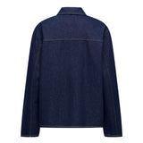 ONLY ONLY dame jakke ONLTHILLE Restudsalg Dark Blue Denim Rinse