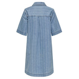 ONLY ONLY dame kjole ONLASTA Dress Light Blue Denim STRIPE