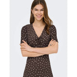ONLY ONLY dame kjole ONLMOLLY Dress Shopping bag cloud dancer dots