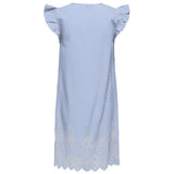 ONLY ONLY dame kjole ONLTULUM Dress LONG Serenity BRIGHT WHITE