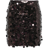 ONLY ONLY dame nederdel ONLJADEL Shirt Coffee Bean W. COFFEE BEAN SEQUINS