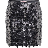 ONLY ONLY dame nederdel ONLJADEL Shirt Gunmetal W. GUNMETAL SEQUINS