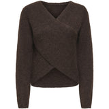 ONLY ONLY dame strik ONLMAGGIE Knit Coffee Bean Melange