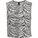 ONLY ONLY dame top ONLDORSI Top Light Grey Denim ZEBRA