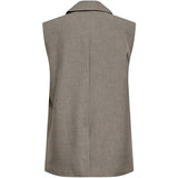 ONLY ONLY dame vest ONLLINDA Vest Major Brown Melange