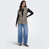 ONLY ONLY dame vest ONLLINDA Vest Major Brown Melange