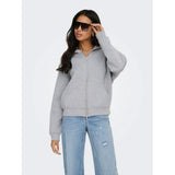 ONLY Only dame hoodie ONLNAOMI Sweatshirt Light Grey Melange