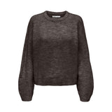 ONLY Only dame striktrøje ONLSIMONI Pullover Coffee Bean