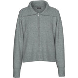 PIECES PIECES DAME CARDIGAN PCMALOU Cardigan Medium grey melange