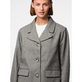 PIECES PIECES Dame Jakke PCBianca Blazer Black Melange