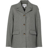 PIECES PIECES Dame Jakke PCBianca Blazer Black Melange