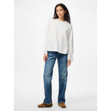 PIECES PIECES dame Bluse PCSADIE Blouse Cloud Dancer
