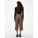 PIECES PIECES dame bukser PCBLOSSOM Pant Coffee Quartz