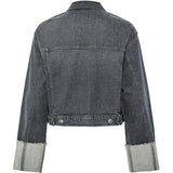 PIECES PIECES dame jakke PCPIL Jacket Grey Denim