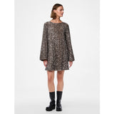 PIECES PIECES dame kjole PCKAM Restudsalg Morel Silver sequins