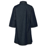 PIECES PIECES dame kjole PCNEVIN Restudsalg Dark Blue Denim