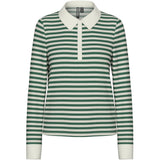 PIECES PIECES dame polo PCDONNA Polo Hunter Green Coconut Milk