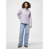 PIECES PIECES dame skjorte PCPIPPA Shirt Bonbon stripes
