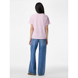 PIECES PIECES dame t-shirt PCRIA T-shirt Winsome Orchid
