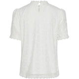 PIECES PIECES dame top PCOLLINE Restudsalg Cloud Dancer