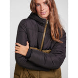 PIECES Pieces dame jakke PCBEE Restudsalg Dark Olive W. BLACK