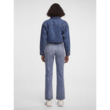 PIECES Pieces dame jeans PCHOLLY Restudsalg Medium blue denim
