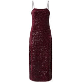 PIECES Pieces dame kjole PCKAM Dress Towny port Towny Port Sequins