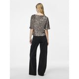PIECES Pieces dame top PCKAM Restudsalg Morel Silver sequins