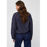 Sisters Point SISTERS POINT dame skjorte EDWIN Shirt Navy Check