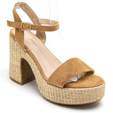 SHOES Sigrid dame plateau 3857 Shoes Camel