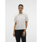 Vero Moda VERO MODA DAME TOP VMROXANNE Shirt Snow white