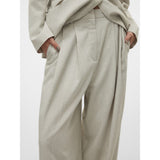 Vero Moda VERO MODA dame bukser VMOMARI Restudsalg Light Grey Melange