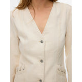 Vero Moda VERO MODA dame jakke VMLEVA Jacket Ecru