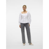 Vero Moda VERO MODA dame jeans VMTESSA Jeans Light Grey Denim STUDS